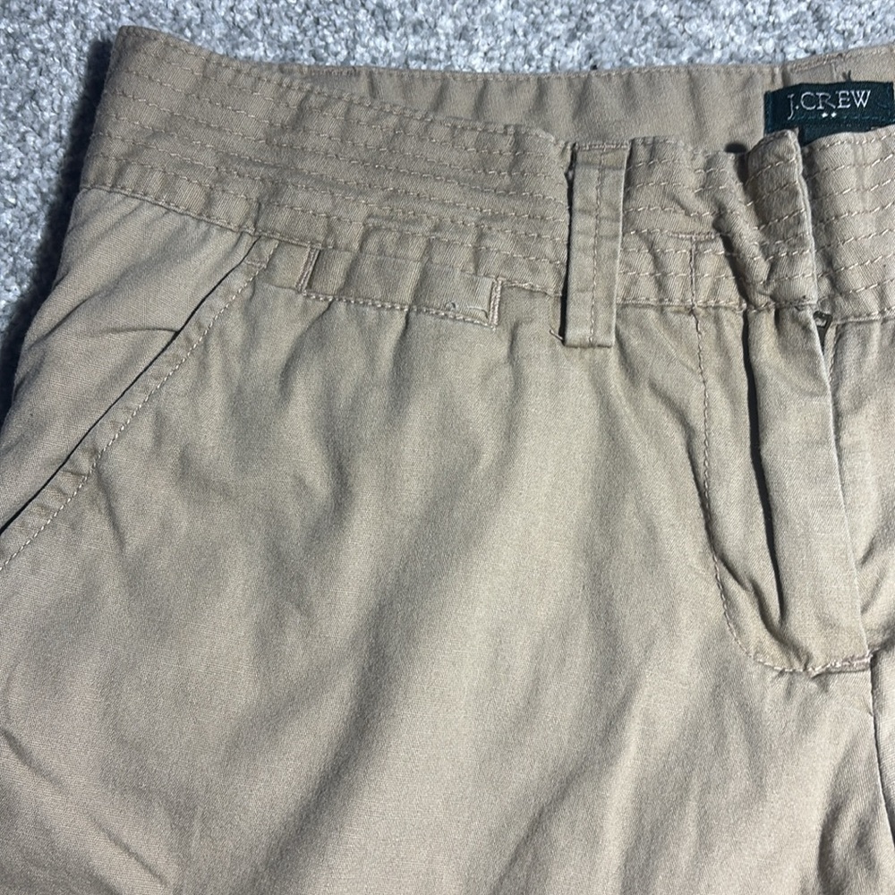 J. Crew city fit Bermuda Shorts Cotton Flat Front khaki walking short women’s 2 - Picture 5 of 12
